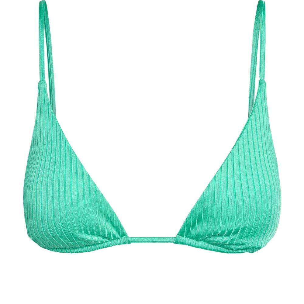 Turquoise Ribbed Bikini Set - Picture 3 of 6
